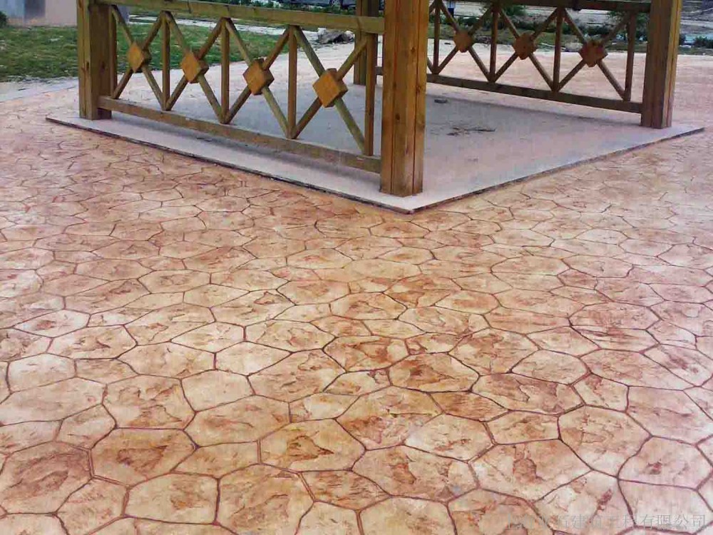 彩色藝術(shù)地坪，壓花地坪